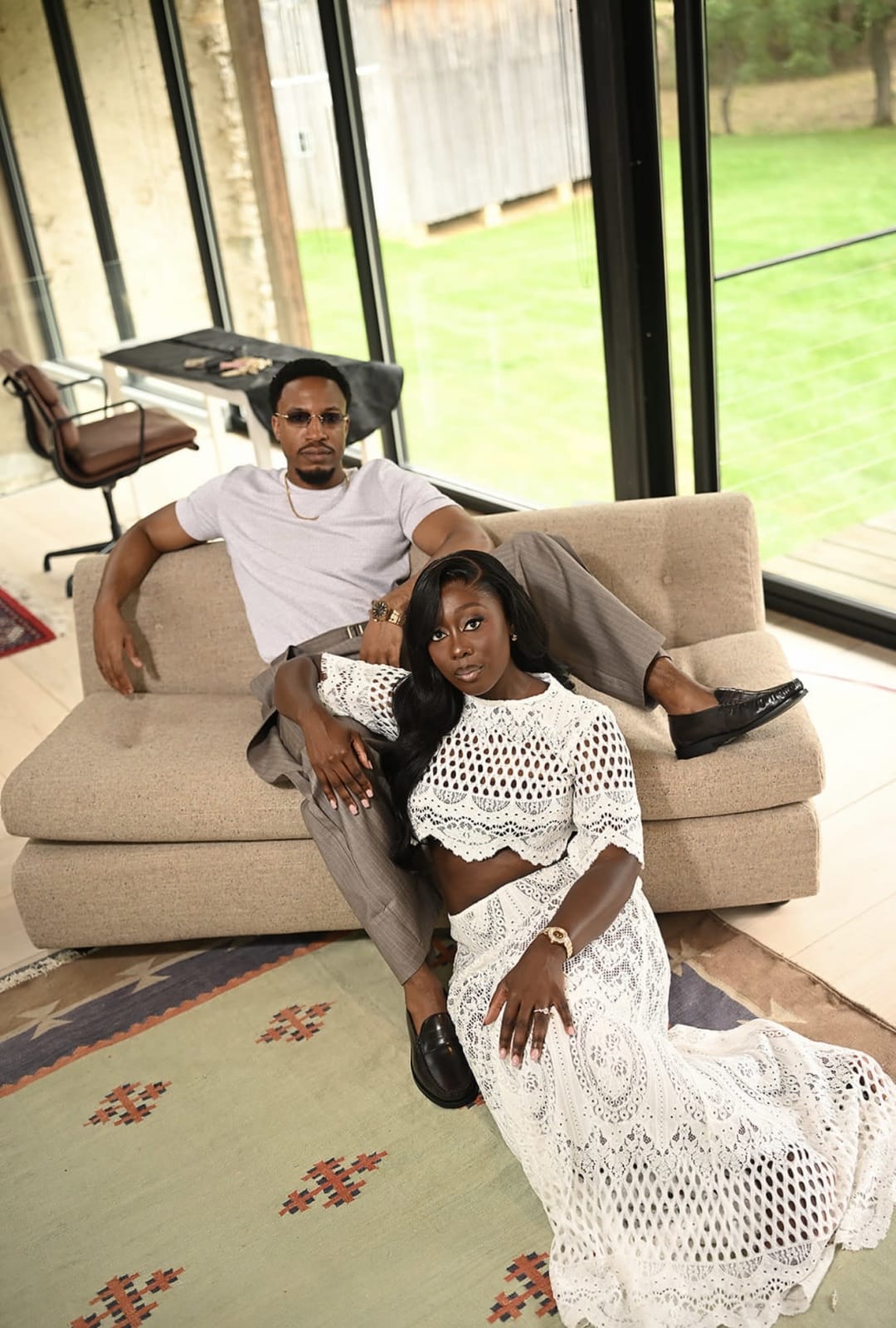 Esther and Stanley couple portrait